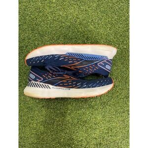 Brooks Glycerin GTS 20 1103831D444 Men US 12 D Running Shoes Blue Orange Sneaker